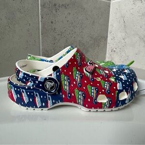 CROCS x Vineyard Vines HOLIDAY PATCHWORK CLOGS Size 13 Little Kid